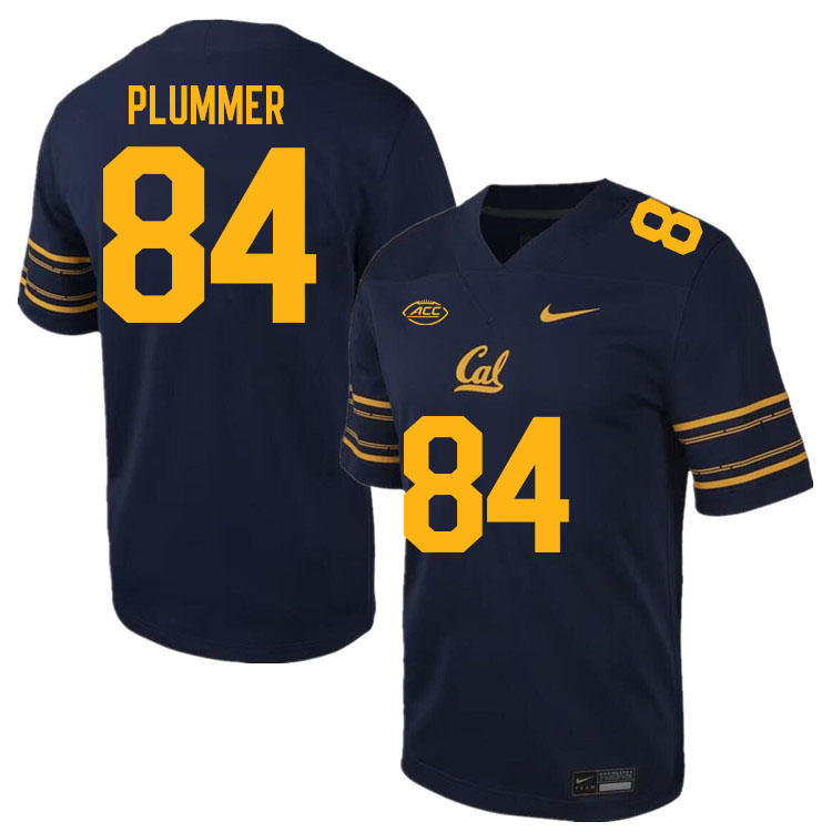 Men #84 Jaiven Plummer California Golden Bears ACC Conference College Football Jerseys Stitched Sale